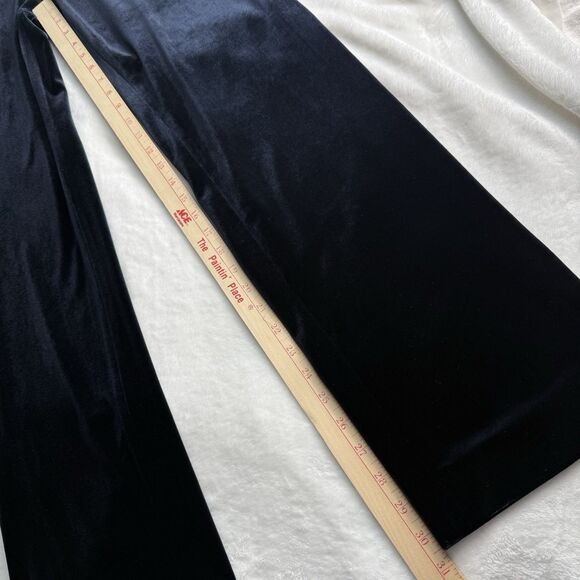 Calvin Klein NWT Navy Blue Velvet Trouser Pants Size 10 - Picture 6 of 6
